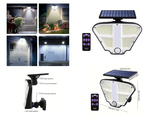 &u++ REFLECTOR SOLAR SENSOR MOVIMIENTO KQ-D07